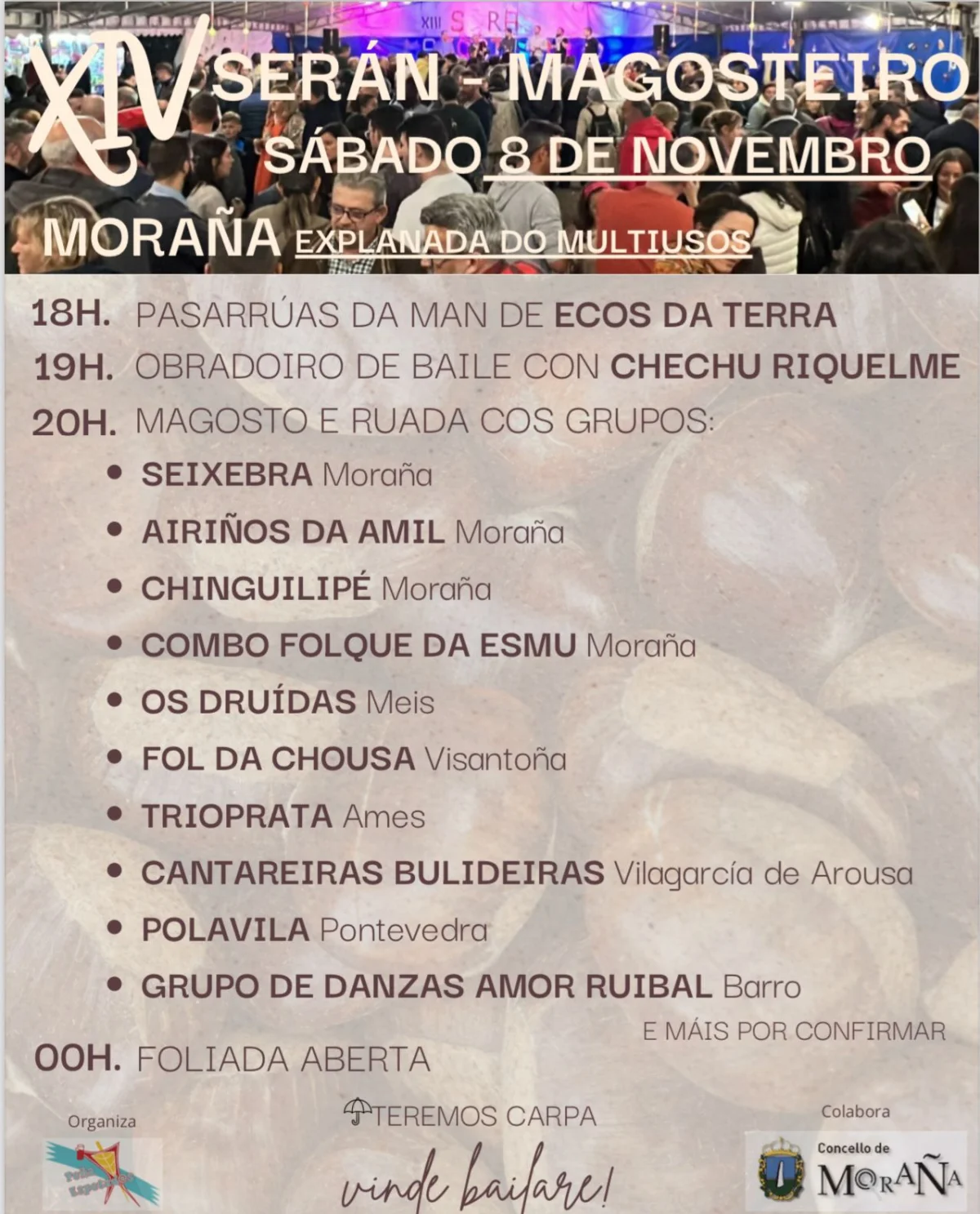 Imaxe principal para XIV Serán magosteiro Moraña
