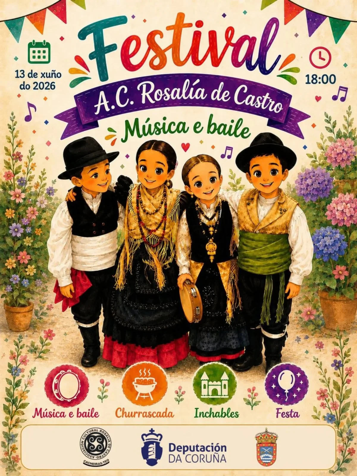 Imaxe principal para Festival fin de curso Rosalía de Castro
