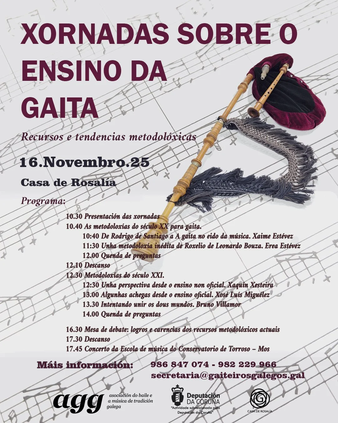 Imaxe principal para Xornadas sobre o ensino da gaita