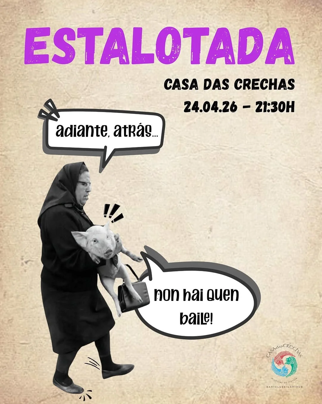 Imaxe para Estalotada na Casa das Crechas