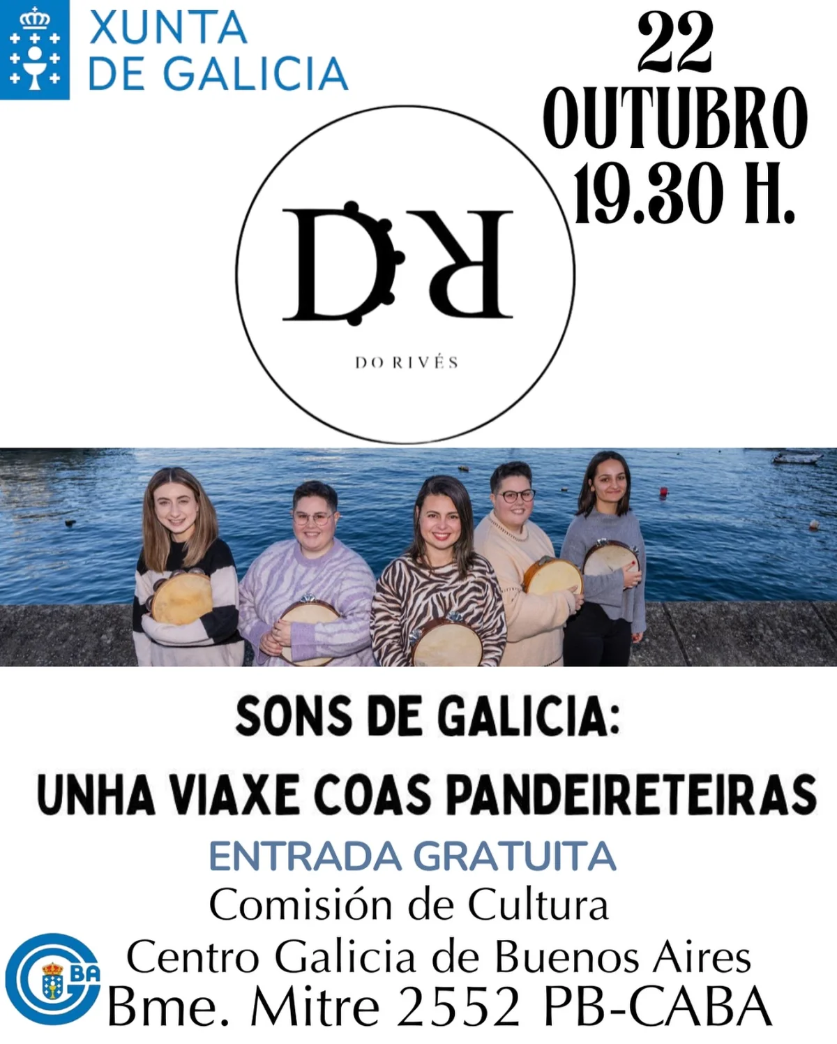 Imaxe principal para Pandeireteiras Do Rives en Buenos Aires