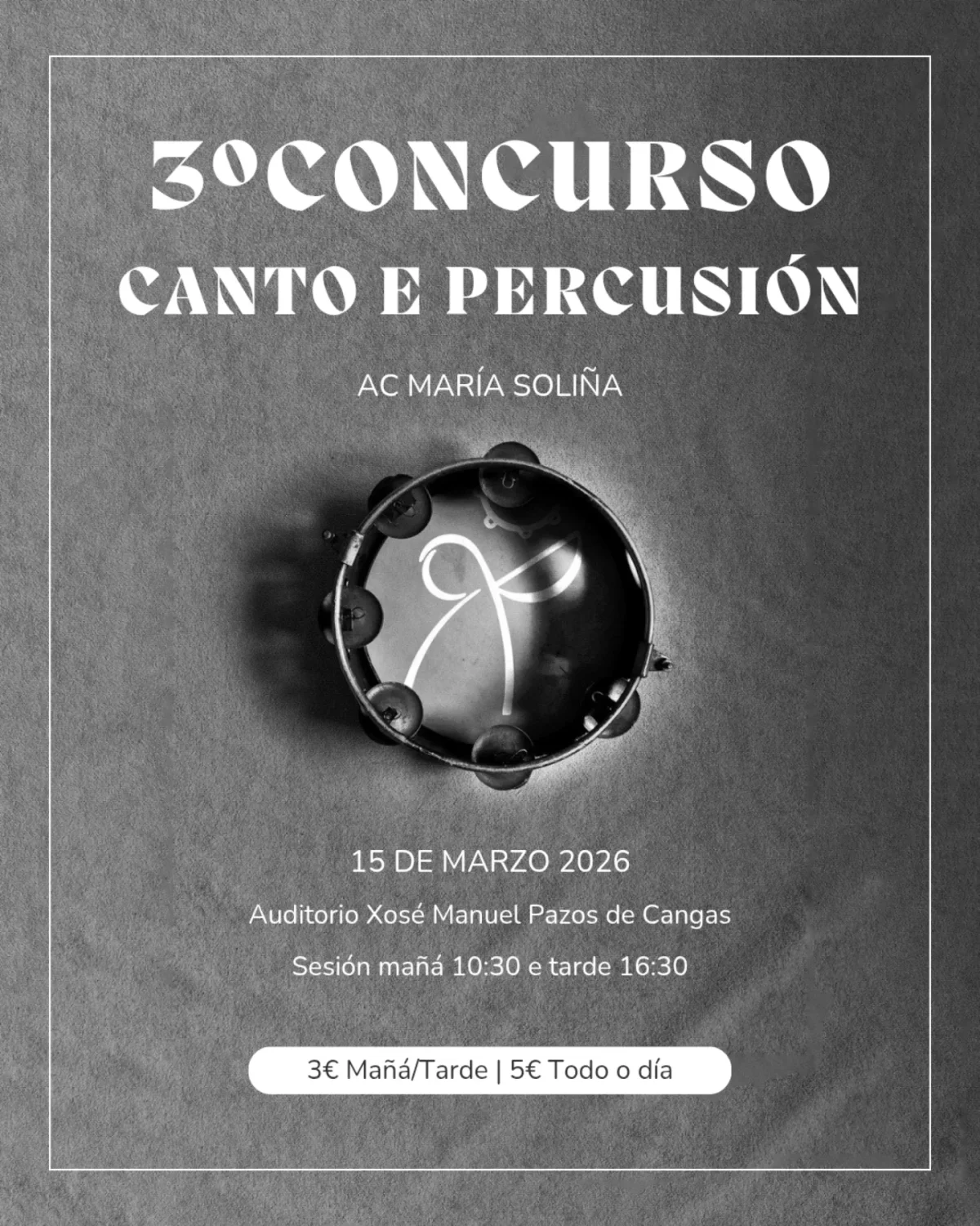 Imaxe para III Concurso canto e percusión María Soliña