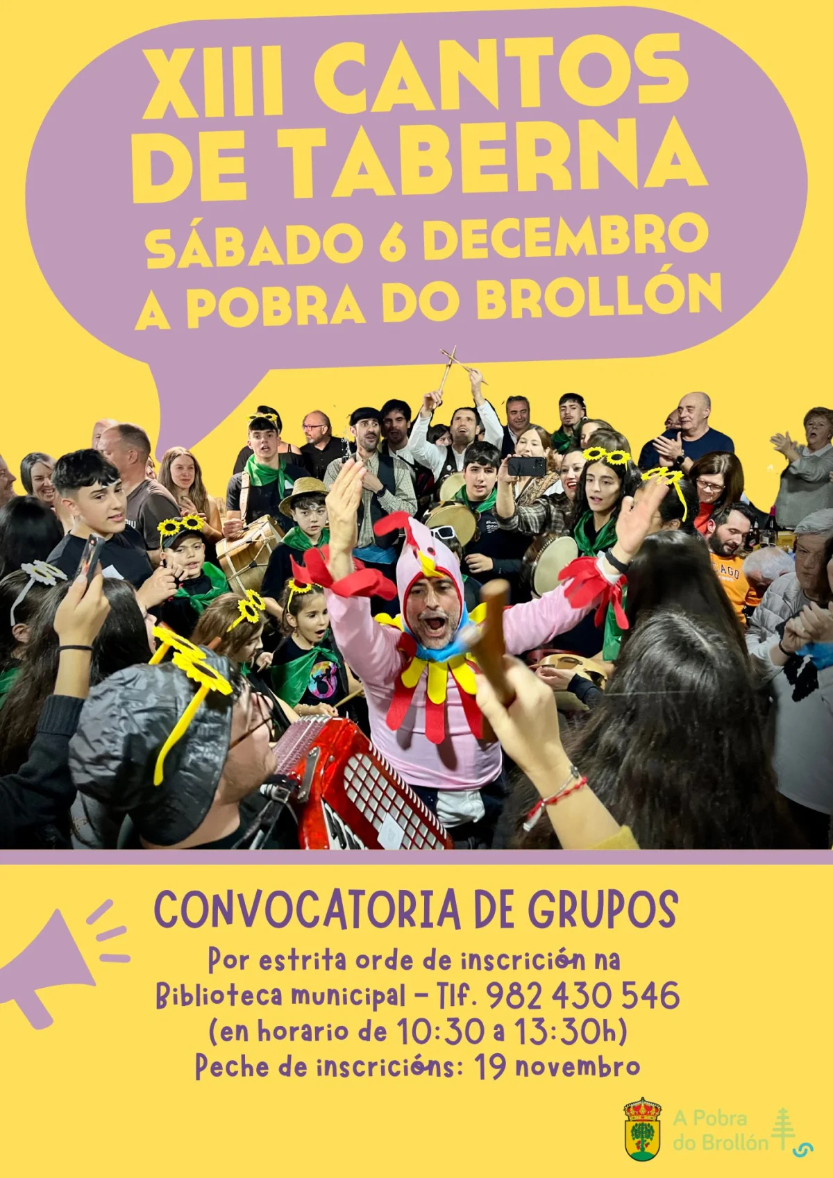 Imaxe principal para XIII Cantos de taberna na Pobra do Brollón