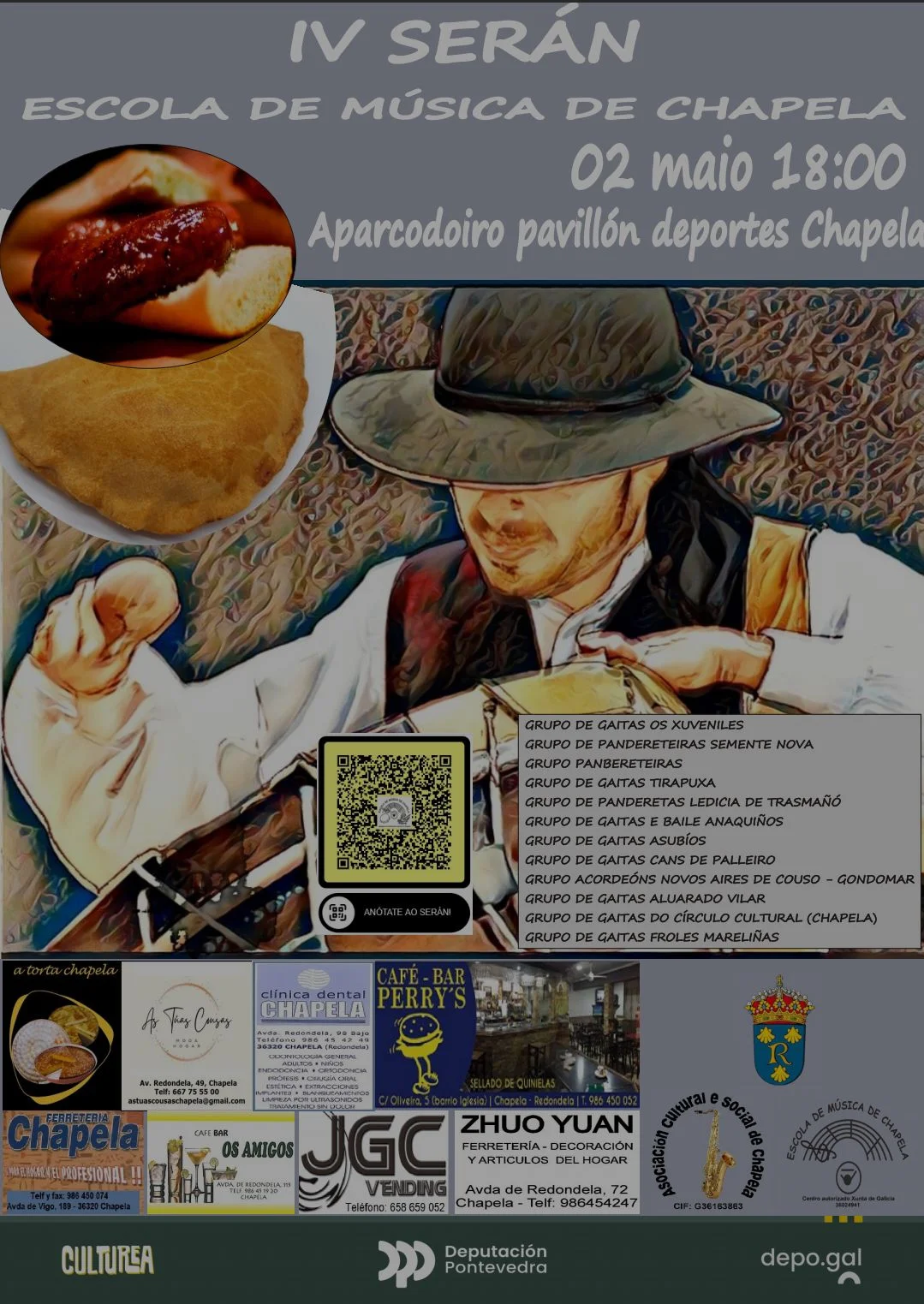 Imaxe principal para IV Serán escola de música de Chapela