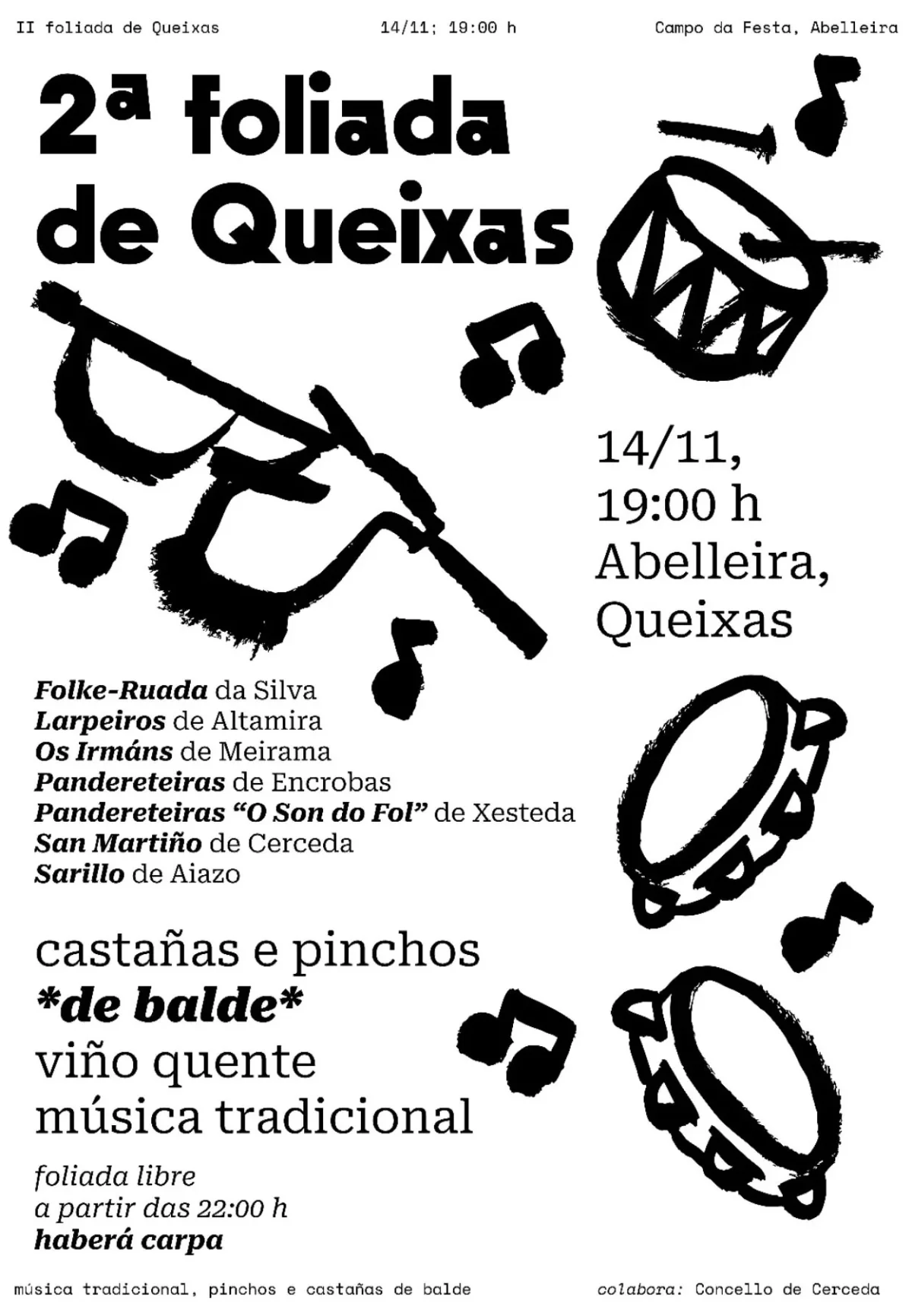 Imaxe principal para II Foliada de Queixas