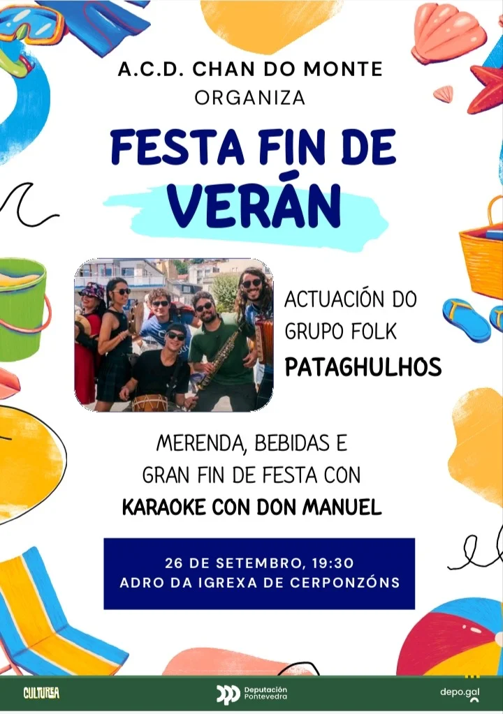 Imaxe principal para Festa fin de verán con Pataghulhos