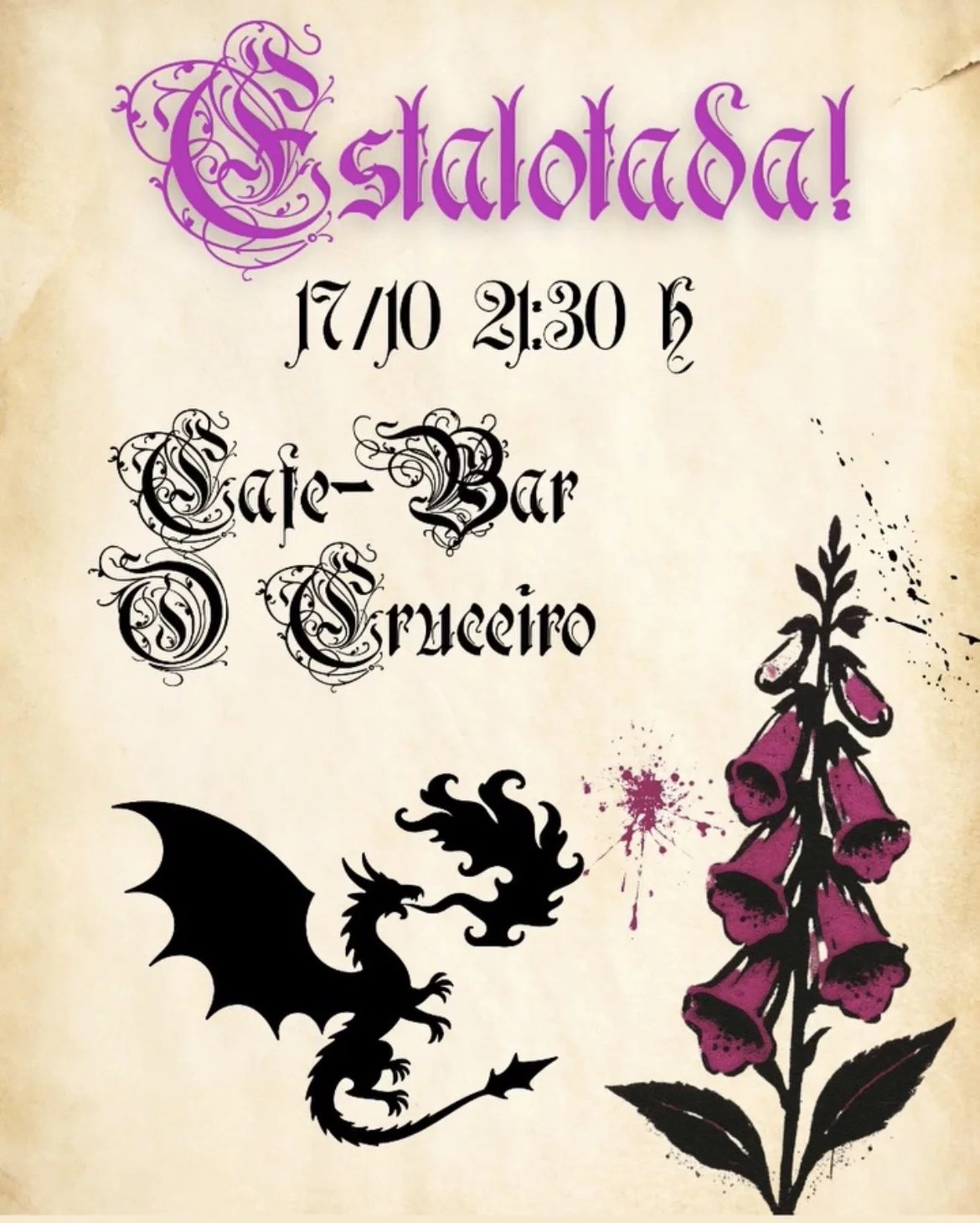 Imaxe principal para Estalotada no bar O Cruceiro