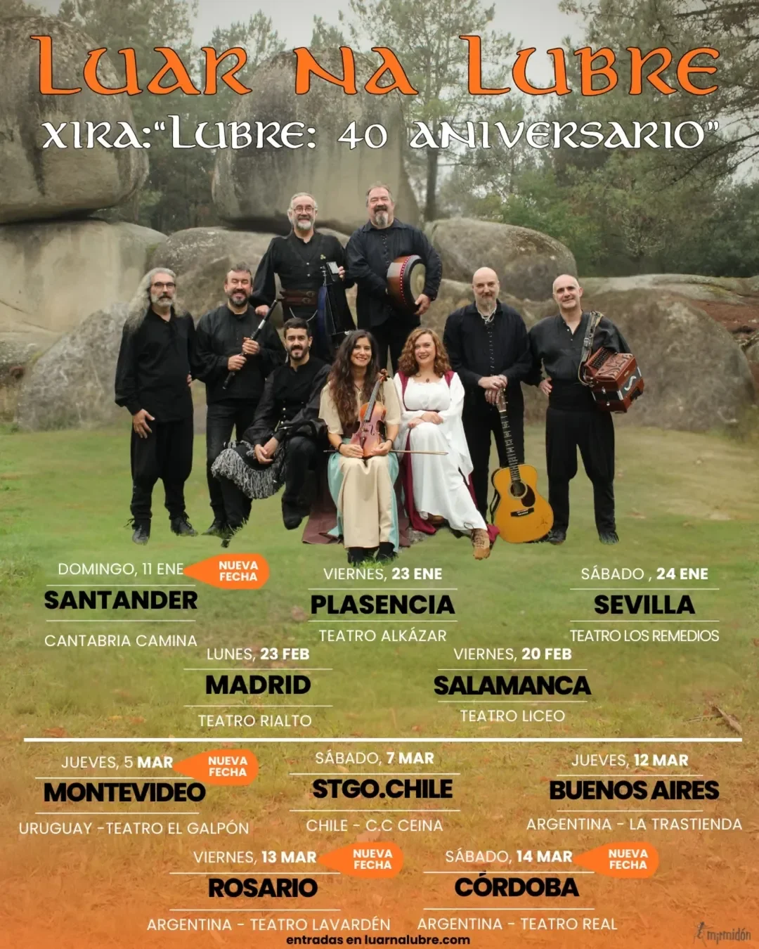 Imaxe principal para Luar na Lubre en Salamanca: xira 40 aniversario