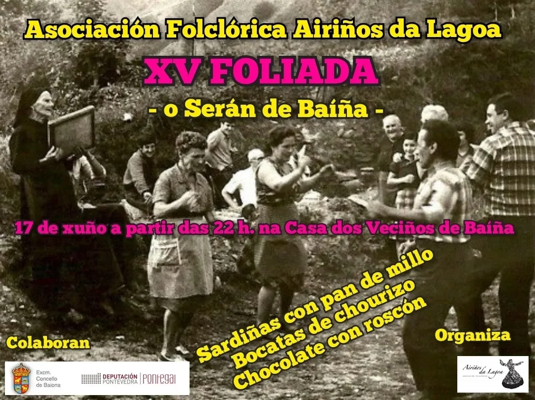 Imaxe principal para XV foliada: o serán de Baíña