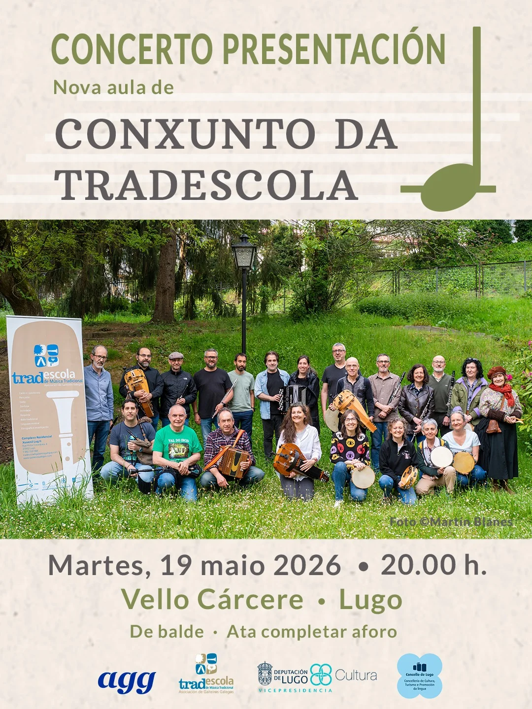 Imaxe principal para Concerto presentación Conxunto da Tradescola