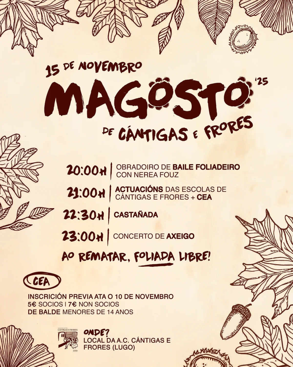 Imaxe principal para Magosto de Cántigas e Frores