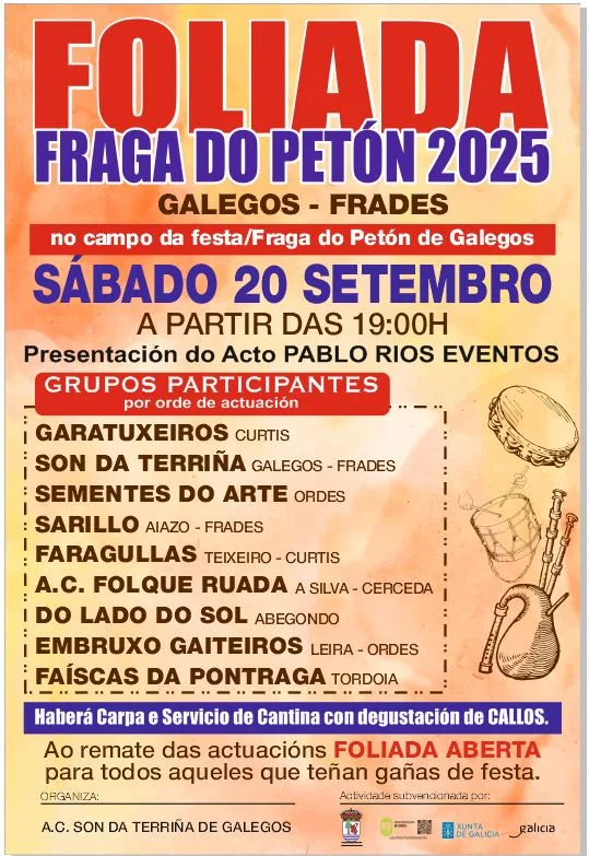Imaxe principal para Foliada Fraga do Petón