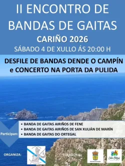 Imaxe para II Encontro de bandas de gaitgas en Cariño