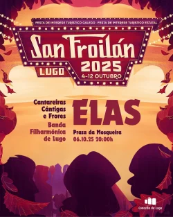 Imaxe para Elas: cantareiras de Cántigas e Frores e a banda filharmónica de Lugo