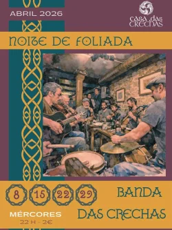 Imaxe para Foliada coa Banda das Crechas