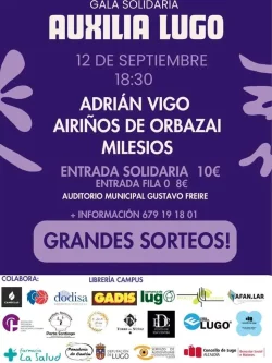 Imaxe para Airiños de Orbazai e Milesios na gala solidaria de Auxilia