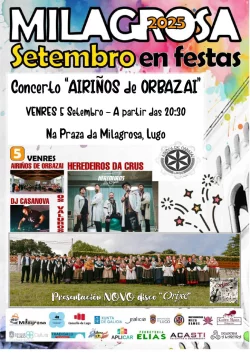 Imaxe para Airiños de Orbazai nas Festas da Milagrosa