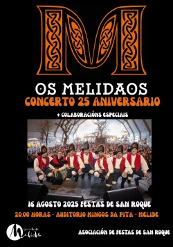 Imaxe para Concerto 25 aniversario de Os Melidaos