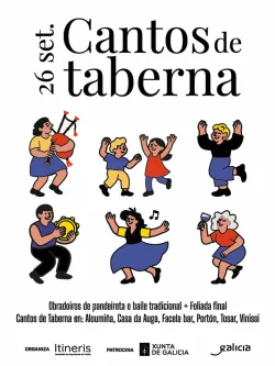 Imaxe para Cantos de taberna e foliada na Tinería