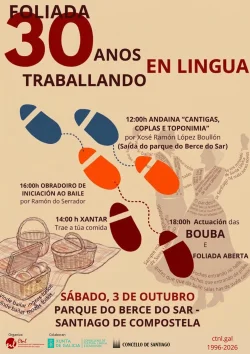 Imaxe para Foliada 30 anos traballando en lingua