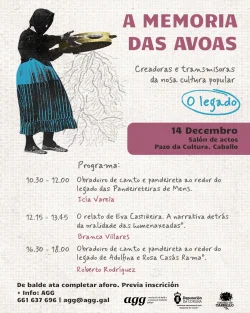 Imaxe para A memoria das avoas: creadoras e transmisoras da nosa cultura popular