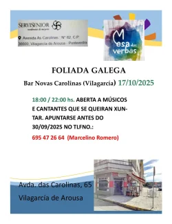 Imaxe para Foliada no bar Novas Carolinas