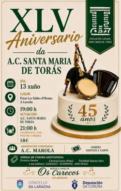 Imaxe para XLV Aniversario Santa María de Torás