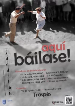 Imaxe para Aquí báilase! Obradoiros e concerto de Traspés