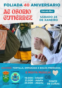 Imaxe para Foliada 40 aniversario Osorio Gutiérrez