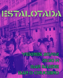 Imaxe para Estalotada no bar Sande e Cruceiro