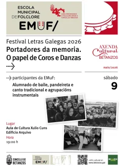 Imaxe para Festival Letras Galegas: Portadores da memoria. O papel de coros e danzas