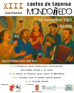 Imaxe para XIII Cantos de taberna en Mondoñedo