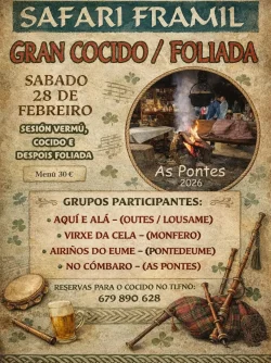 Imaxe para Foliada en Safari Framil