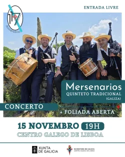 Imaxe para Os Mersenarios no Centro galego de Lisboa (e foliada)