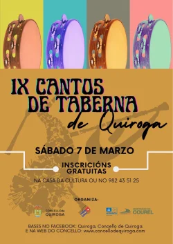 Imaxe para IX Cantos de taberna de Quiroga