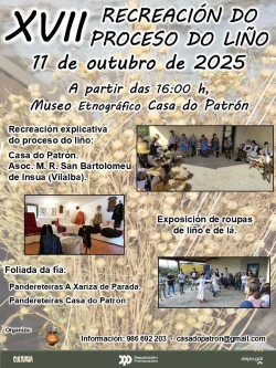 Imaxe para Foliada da fía na XVII Recreación do proceso do liño