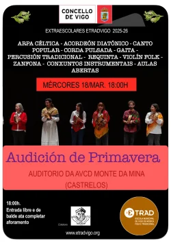 Imaxe para Audición de primavera da ETRAD (Escola municipal de Vigo)