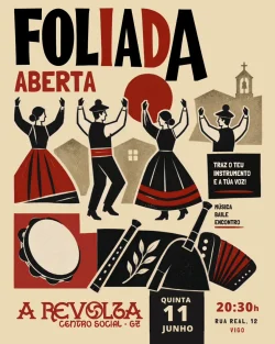 Imaxe para Foliada no centro social A Revolta