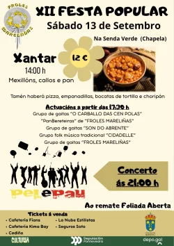 Imaxe para XII Festa popular Froles Mareliñas