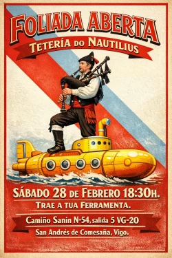 Imaxe para Foliada aberta no Nautilius