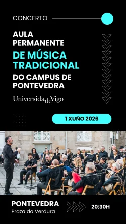 Imaxe para Concerto da Aula Permanente de Música Tradicional do Campus de Pontevedra da Universidade Vigo