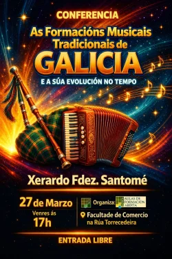 Imaxe para Conferencia: As formacións musicais tradicionais de Galicia