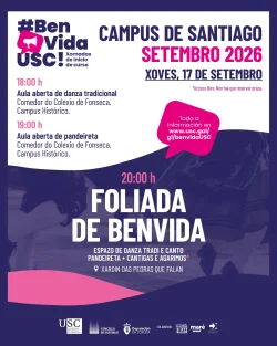 Imaxe para Foliada de benvida da USC no campus de Santiago