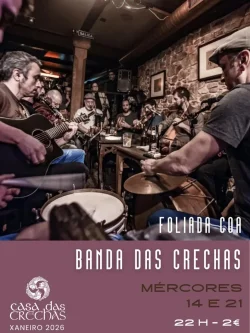 Imaxe para Foliada coa Banda das Crechas
