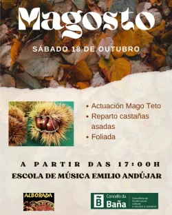 Imaxe para Magosto e foliada na Baña